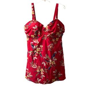 Old Navy Women’s One Piece Floral Swimsuit Dress – size 2X
